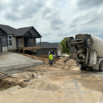 concrete driveway